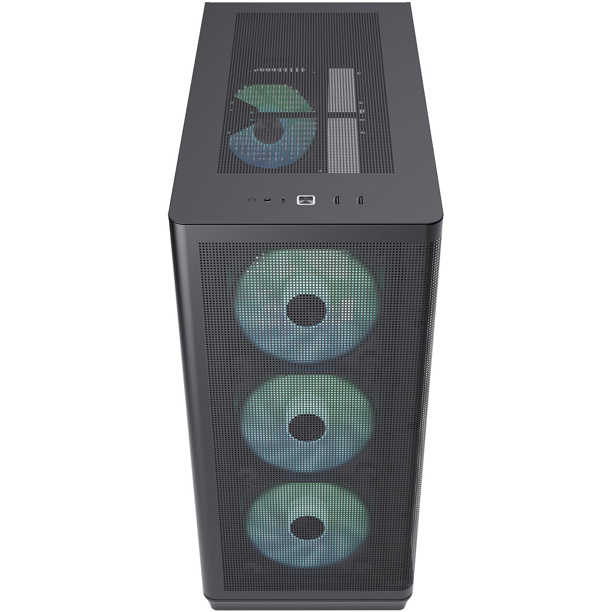 APNX C1 Midi-Tower ATX-Gehäuse, Tempered Glass - schwarz