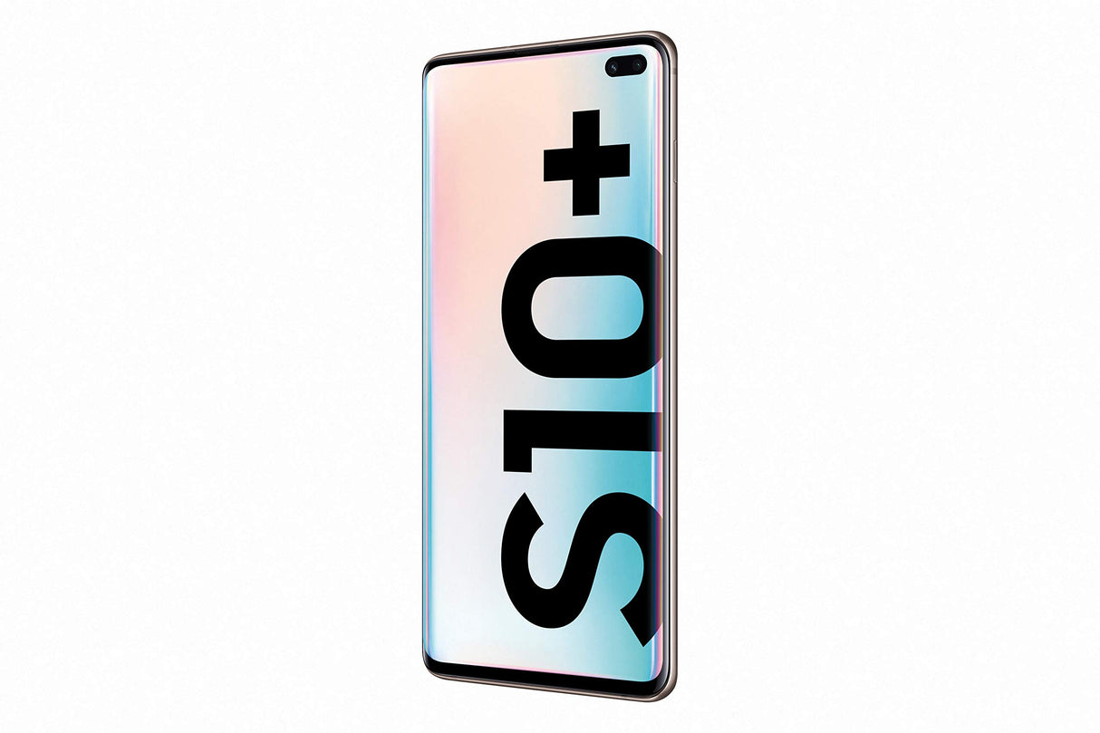 Samsung Galaxy S10+, Smartphone de 6.4" QHD+ Curved Dynamic Amoled, 16 Mp, Exynos 9820, Wireless & Fast & Reverse Charging, Android, 128 GB, Negro Cerámico