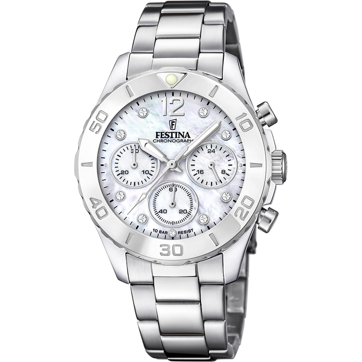 Reloj FESTINA para Mujer F20603/1 Boyfriend Collection Caja de Acero Inoxidable 316l Gris Plata Correa de Acero Inoxidable 316l Gris Plata