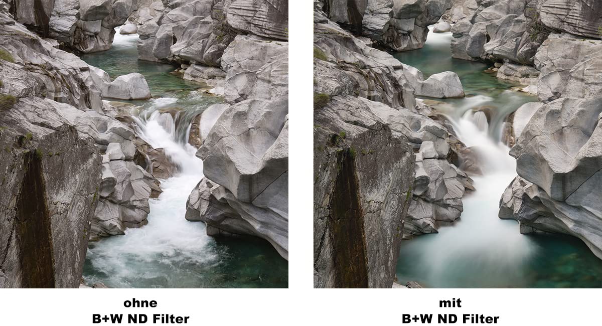 B+W Filtro Gris ND 1,8 MRC Nano Master de 95 mm (16 Unidades, Fino, Premium)