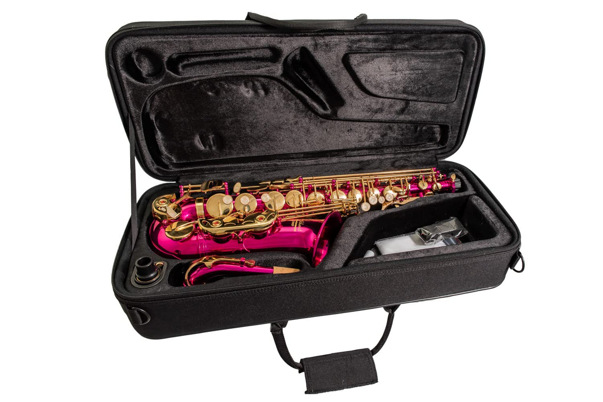 Elkhart 100ASP - Saxofón alto, color rosa