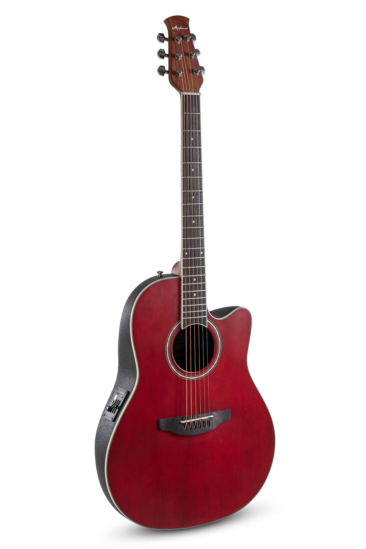 Applause AB24CS-4S Guitarra electroacústica clásica tradicional, Mid Cutaway nailon, satinado natural