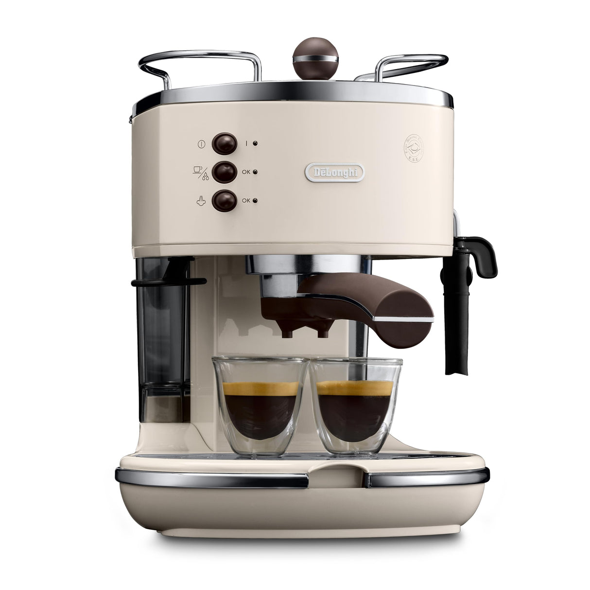 De'Longhi ECOV 311.BG Cafetera Automática, 1100 W, 1.4 L, 15 Bares, 2 Tazas, Acero Inoxidable, Beige