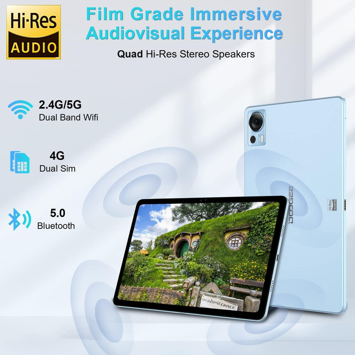 Doogee T20 10.4 8GB/256GB 4G Azul - Tablet Marca