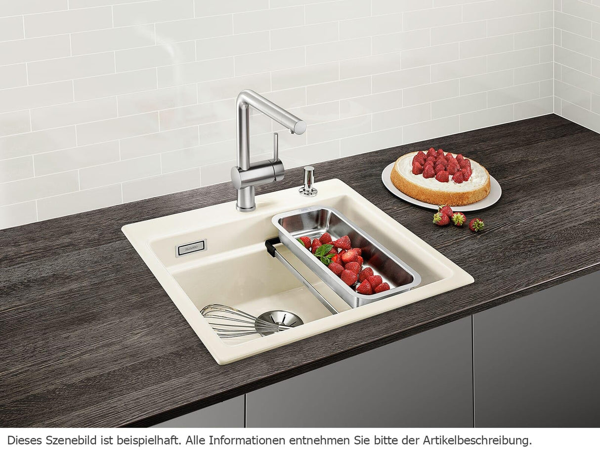 BLANCO 525161 Fregadero de Cocina, Basalt, cabinet size : 60 cm