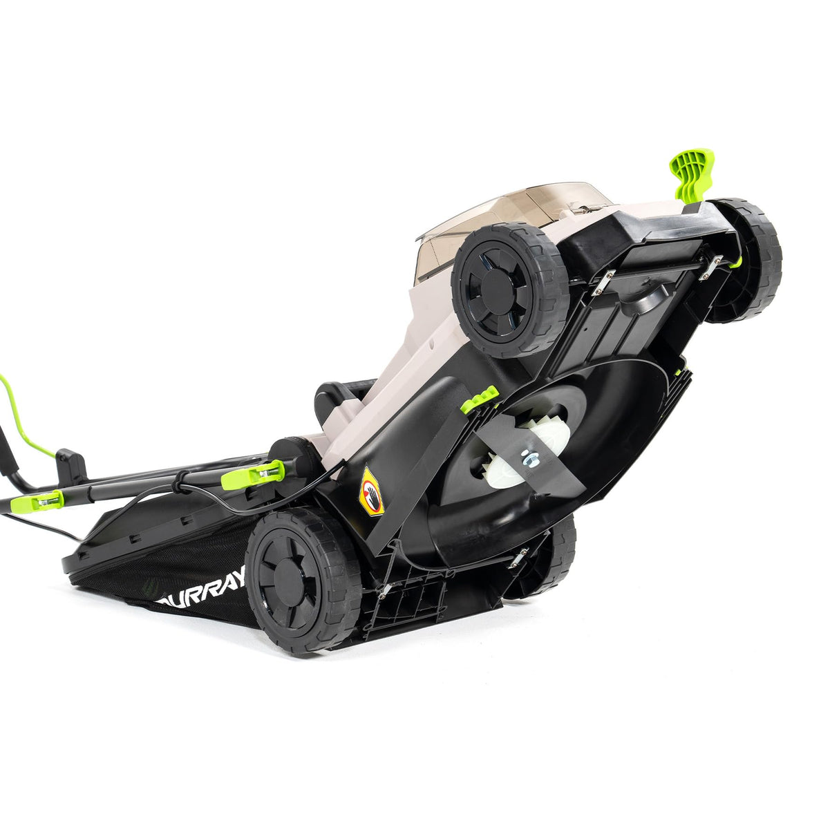 Murray Cortacésped Inalámbrico 20V Li-Ion con Motor de Inducción 2900/min MU-BAT-LM33-KIT – Ancho de Corte de 33 cm, Recogedor de Césped de 32L – 5 Niveles – Mulching, Trasera, Recogedor