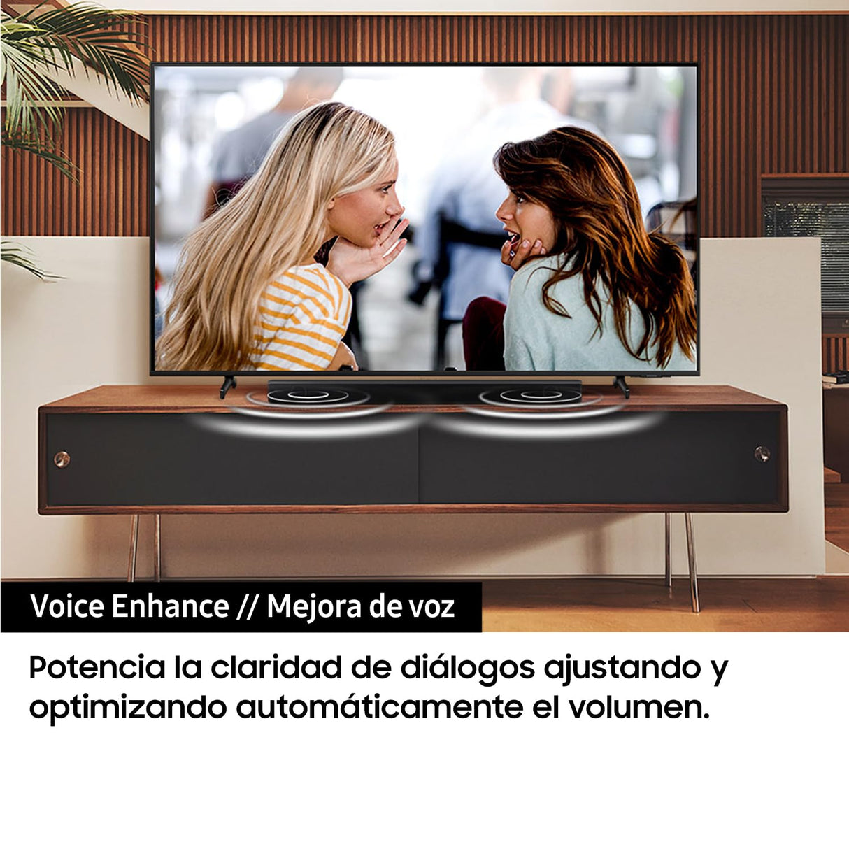 Samsung Barra de Sonido HW-C400/ZF - Subwoofer Integrado, Surround Sound Expansion (SSE), Conexión a TV por Bluetooth, One Remote Control y Modo Noche
