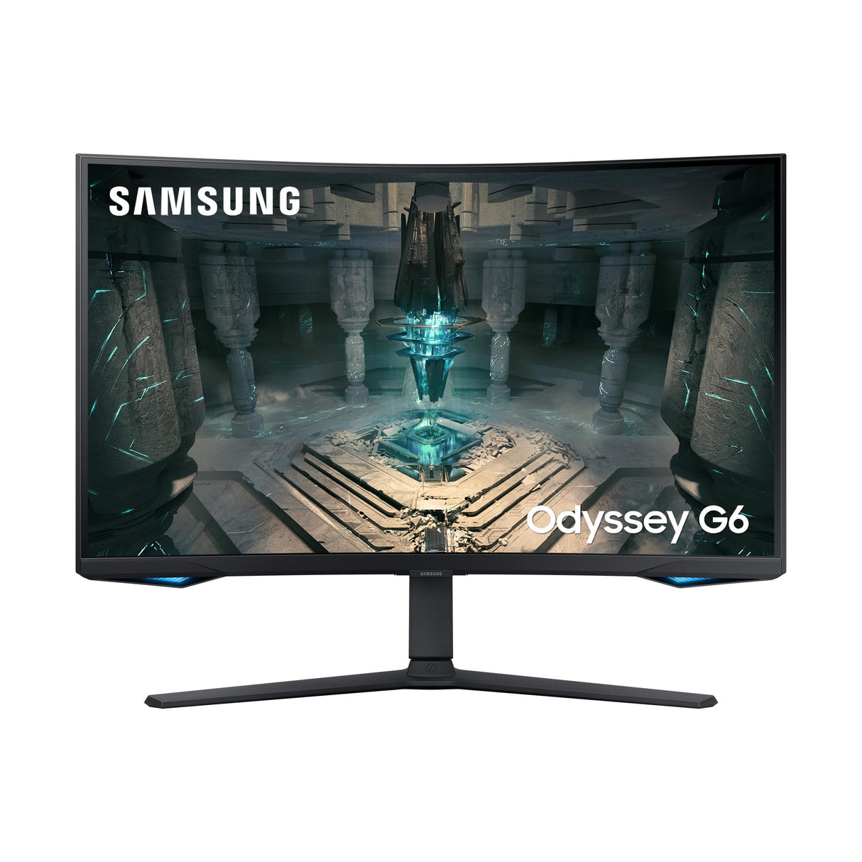 SAMSUNG LS32BG652EUXEN Monitor Odyssey G6 Curvo 32'' con resolución QHD y tasa de refresco de 240 Hz,1 ms, DisplayHDR 600,QHD (2560x1440) FreeSync Premium Pro