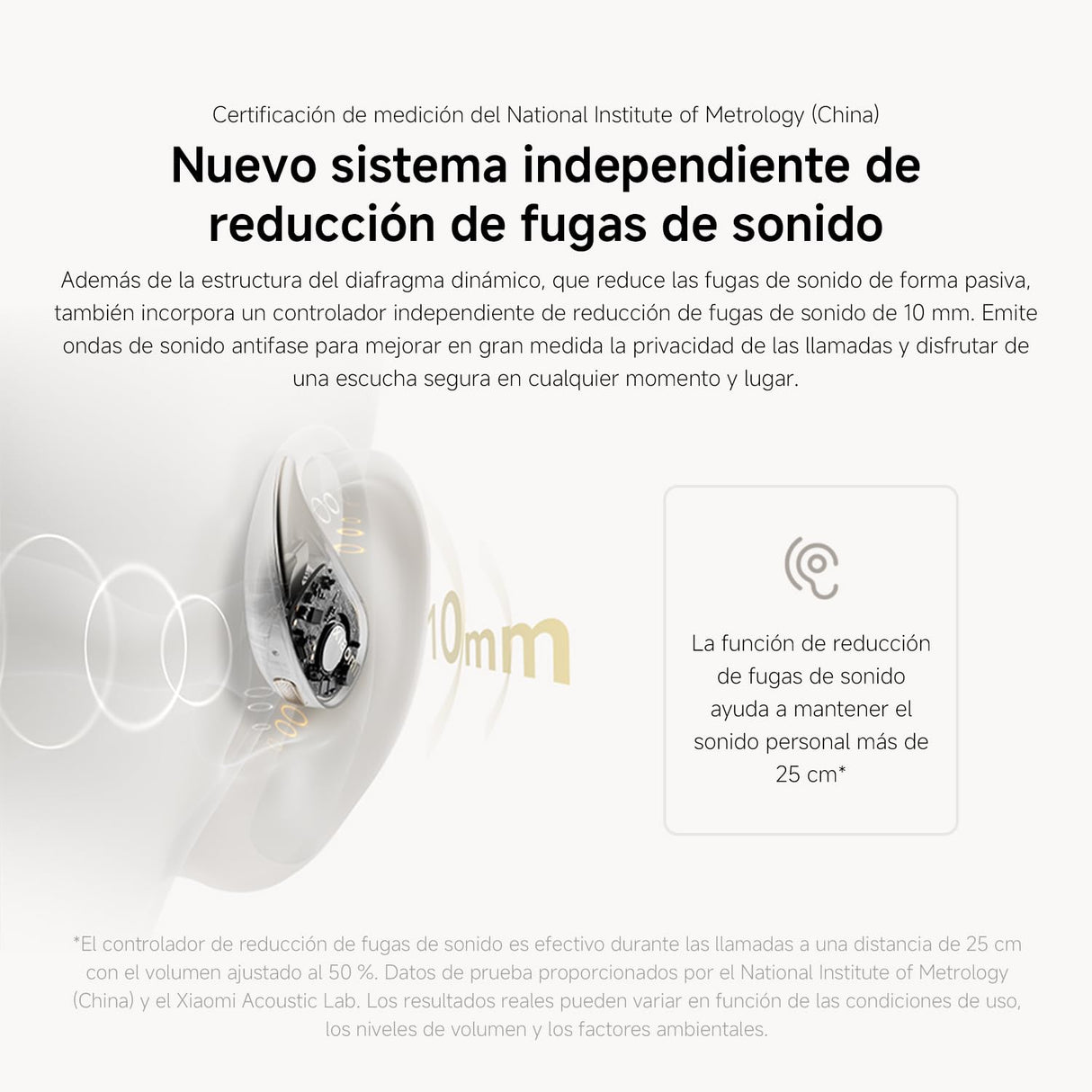 XIAOMI OpenWear Stereo - Auriculares inalámbricos, cancelación de Ruido, Driver dinámico, Doble micrófono, 7.5 Horas de autonomía y 38,5 Horas con el Estuche de Carga, Cosmic Grey (Versión ES)