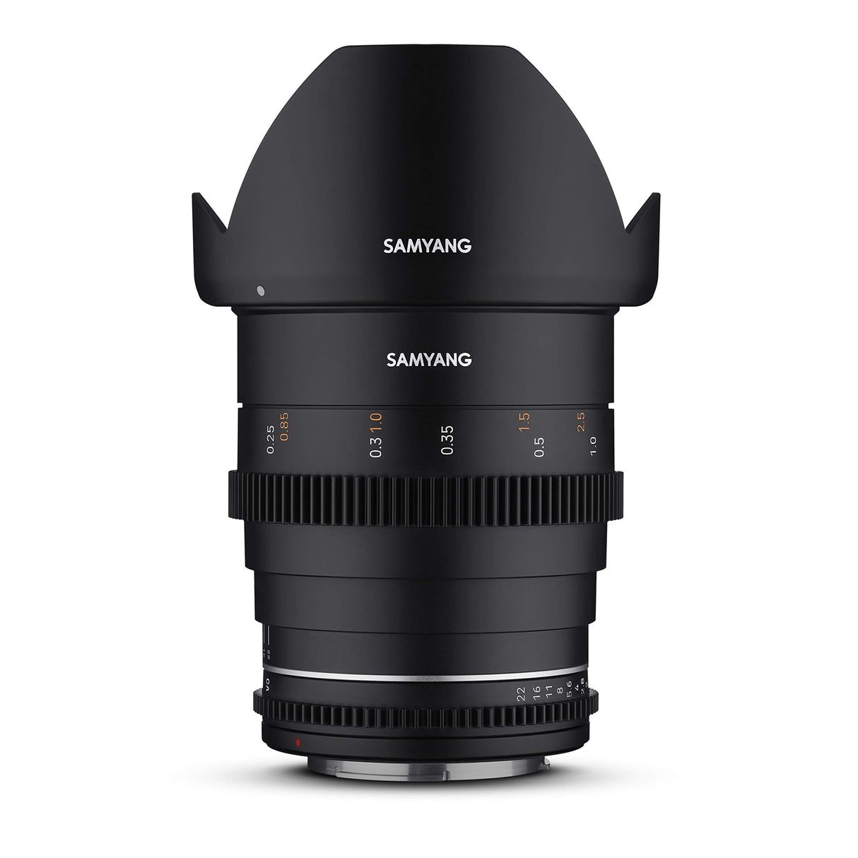 Samyang SA1512 - Lentes de Cámara Compatibles con 24MM T 1.5 MK2 Nikon, Negro