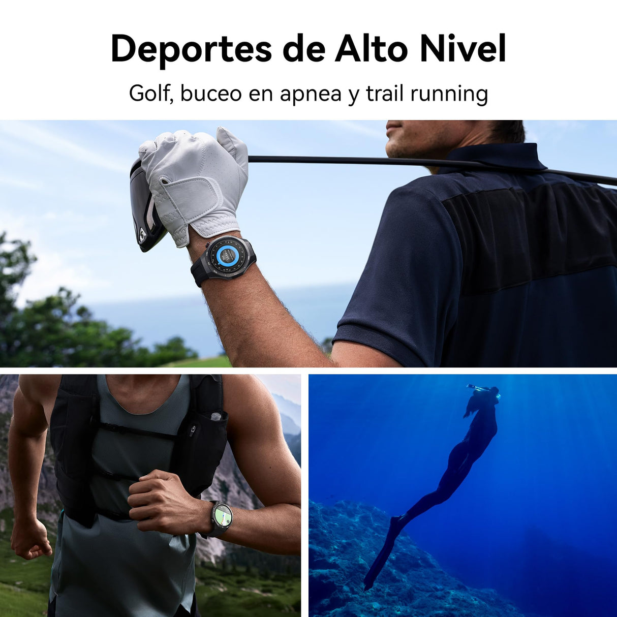 HUAWEI Watch GT 5 Pro 42mm Smartwatch, Silueta con Diseño Sofisticado, Monitorización de ECG, Experiencia Running y Ciclismo, Seguimiento de Salud, 7 Días de Duración, iOS & Android, GPS, Blanco