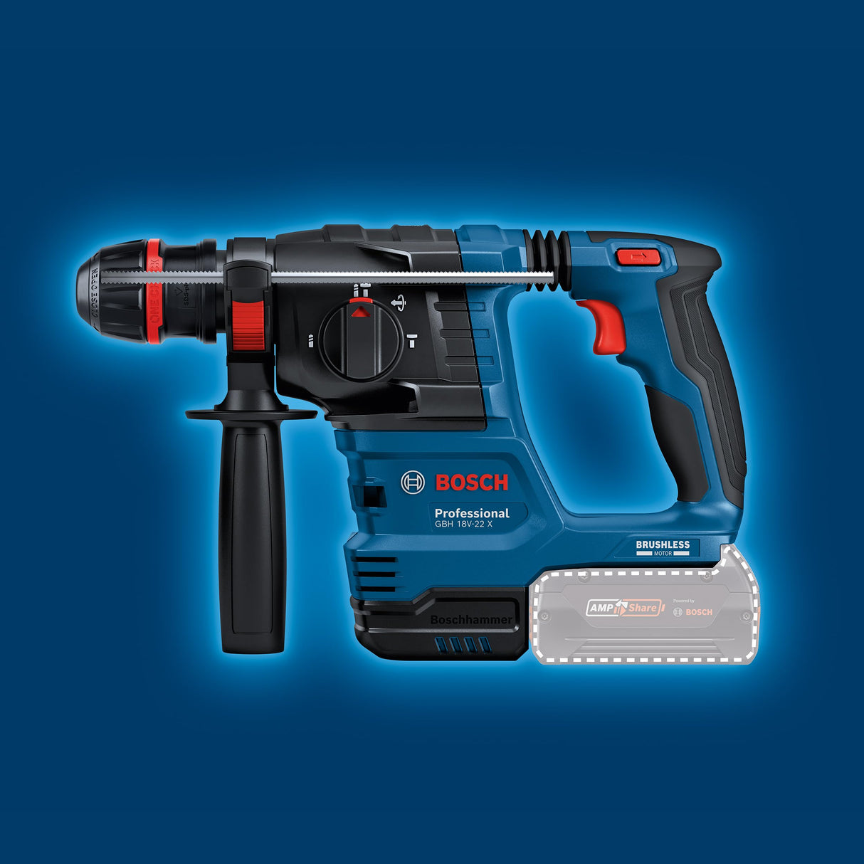 Bosch Professional 18V System martillo perforador a batería GBH 18V-22 X