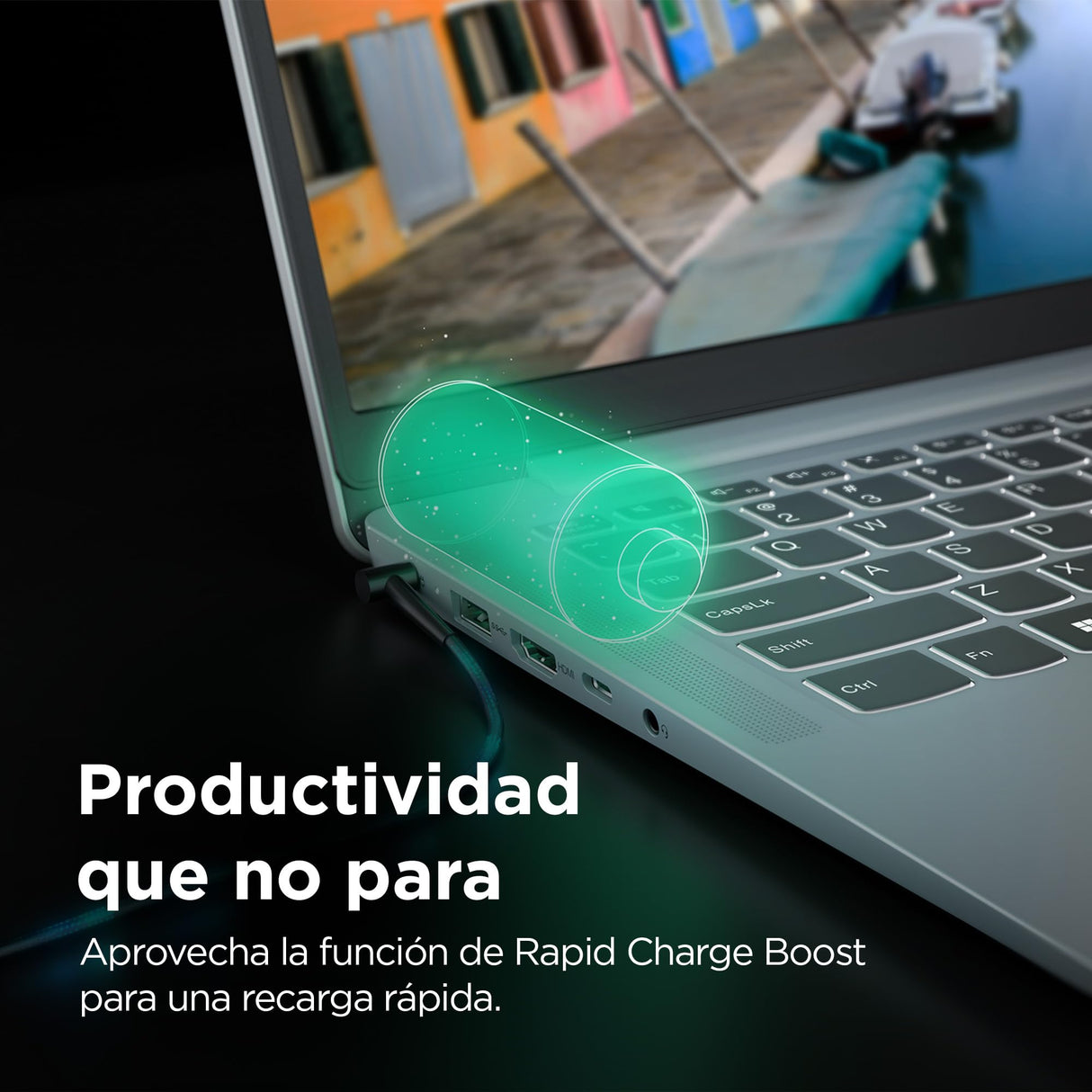 Lenovo IdeaPad Slim 3 Gen 8 - Ordenador Portátil 15.6" FHD Intel Core i5-13420H, 16GB RAM, 1TB SSD, Intel UHD Graphics Integrada, Wi-Fi 6, Sin Sistema Operativo Gris Ártico, Teclado QWERTY Español