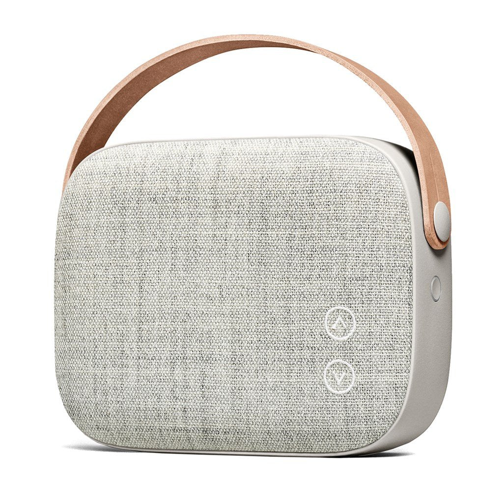 Vifa Helsinki Sandstone - Altavoz portátil, color gris