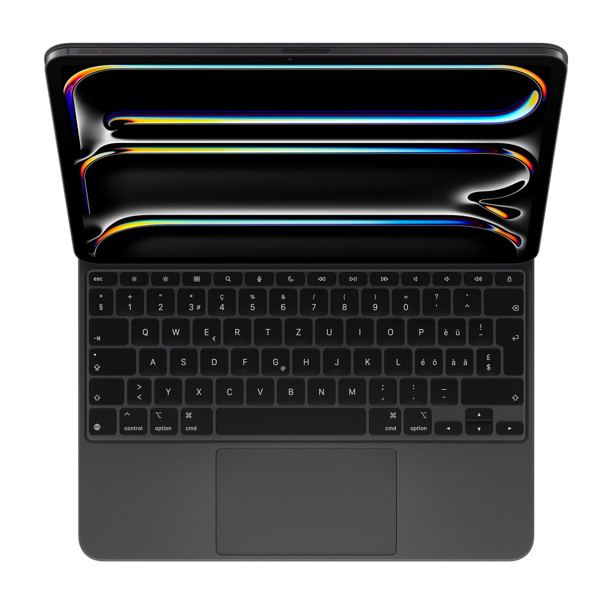 Apple Magic Keyboard para el iPad Pro de 13 Pulgadas (M4): Comodidad para Escribir, trackpad Integrado y Teclas de función, Suizo - Negro