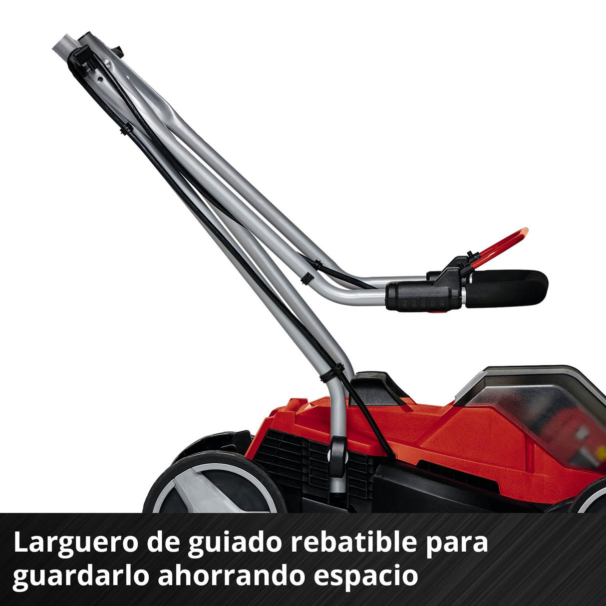 Einhell Cortacésped a batería GE-CM 36/33 Li Kit Power X-Change (36 V, 33 cm ancho de corte, hasta 250 m², 30L bolsa recolectora, 25-65 mm altura de corte, con 2x 2,5 Ah baterías + 2x cargadore)