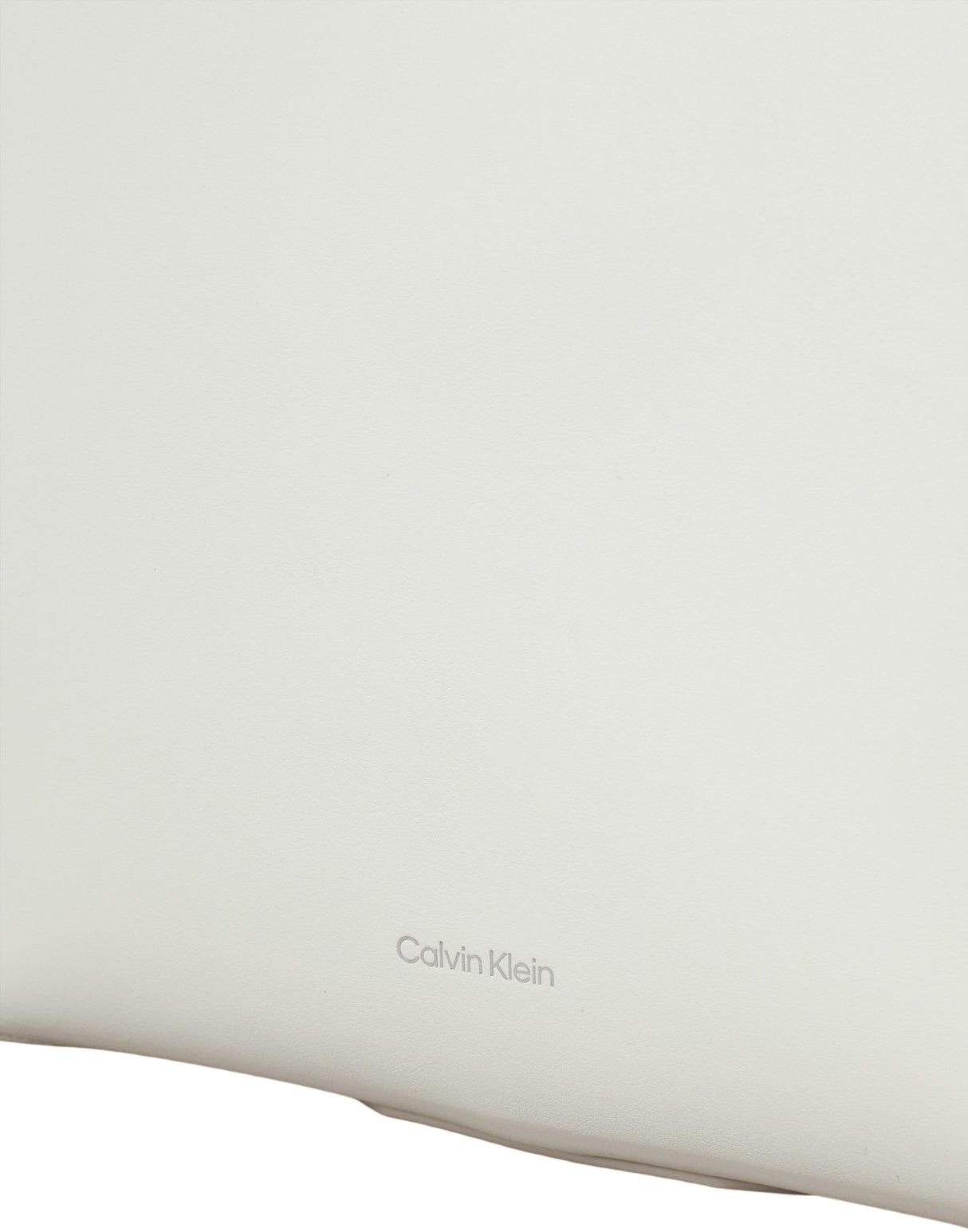 Calvin Klein Bandolera Mujer Crossbody Bag Bolso de Piel, Blanco (Antique White), Talla única