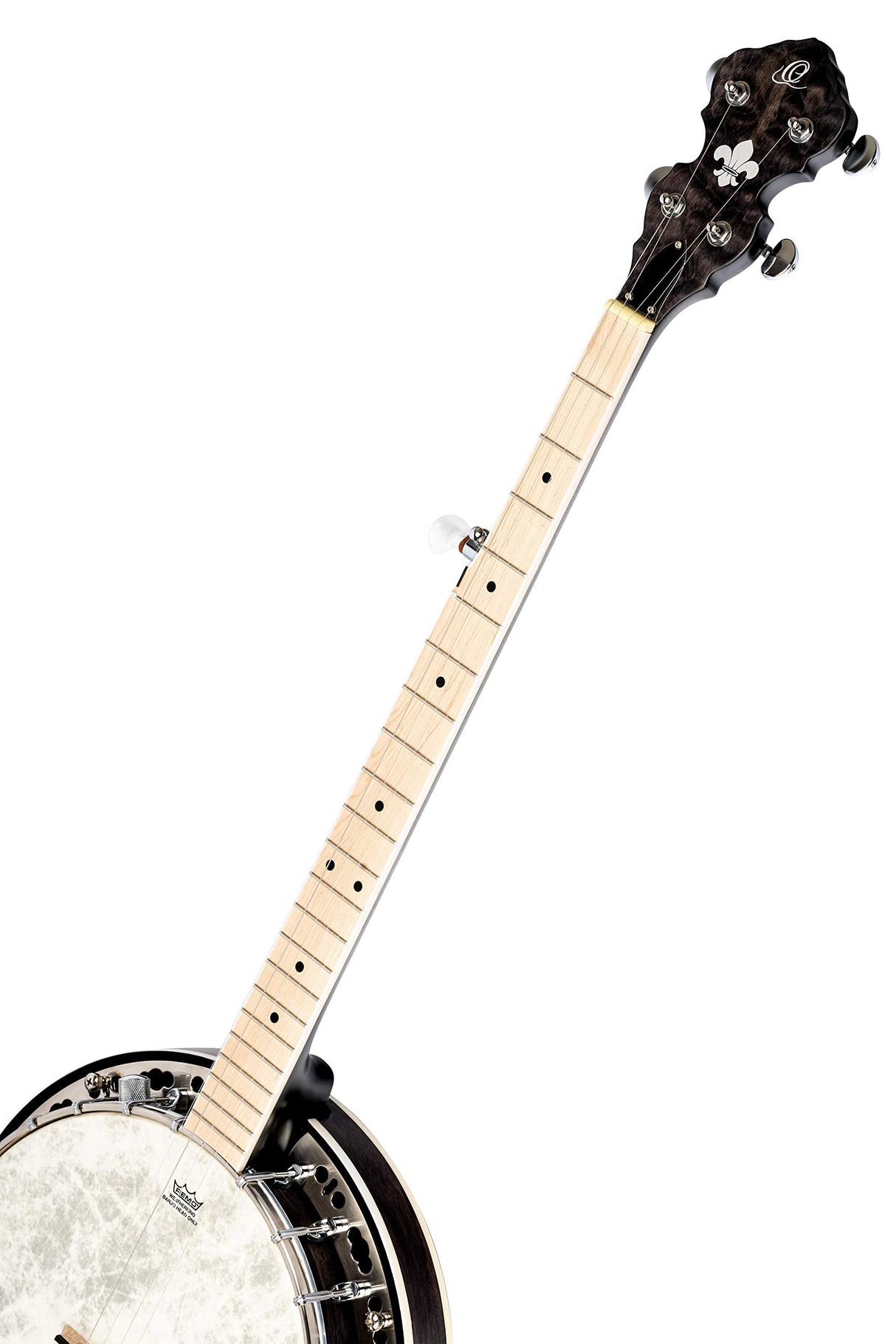 ORTEGA Falcon Series Banjo - Carbón transparente + Funda, OBJE400TCO