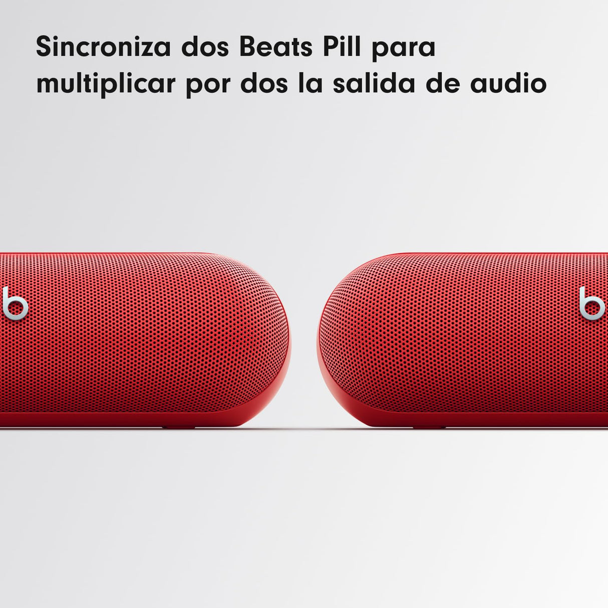 Beats Pill (Última versión)– Altavoz Bluetooth portátil, hasta 24 Horas de batería, Resistente al Agua, Compatible con Apple y Android, Sonido Potente para el hogar, Exteriores y Viajes– Rojo Fuego