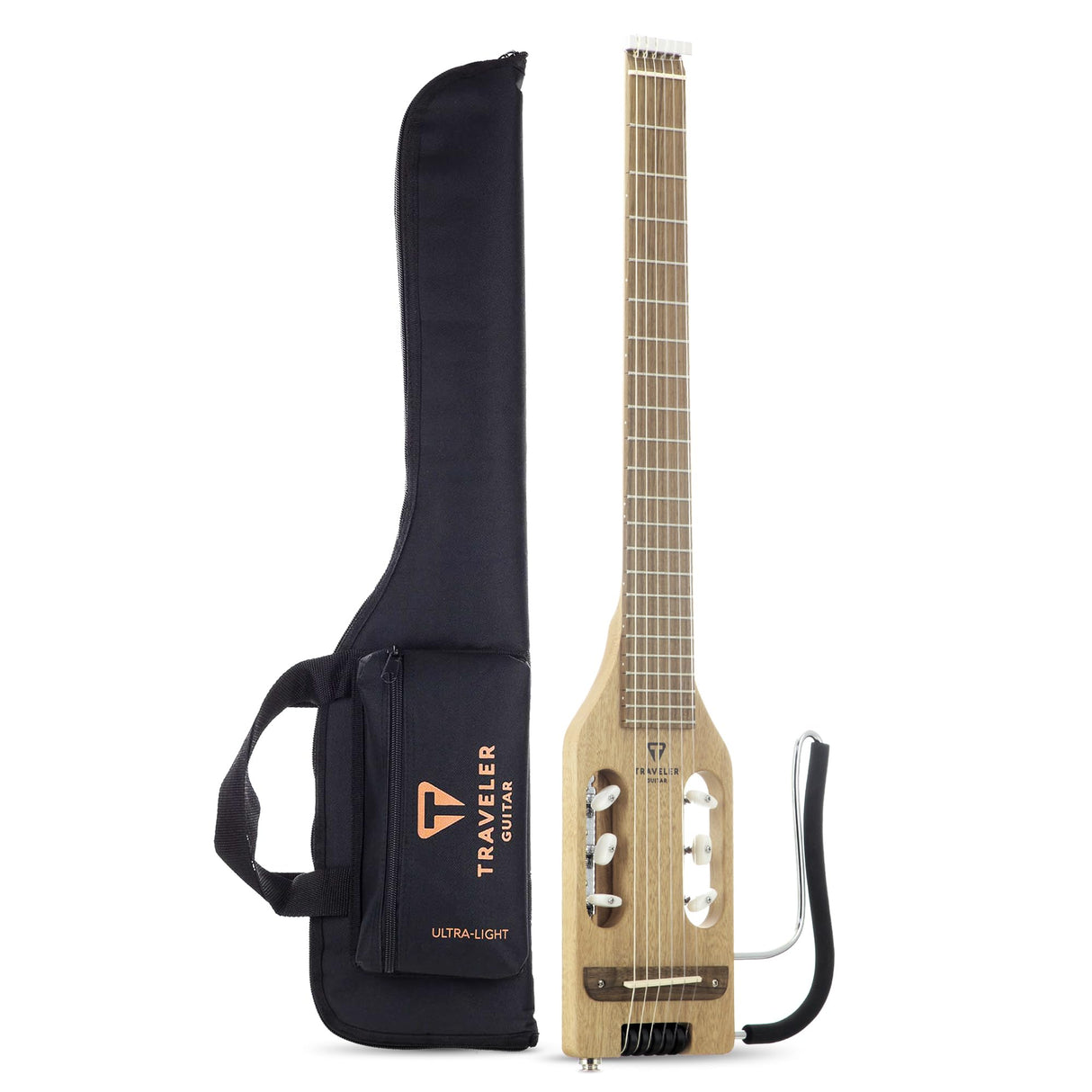 Traveler Guitar Guitarra clásica de nailon ultraligero, caoba (ULN MHSBW)