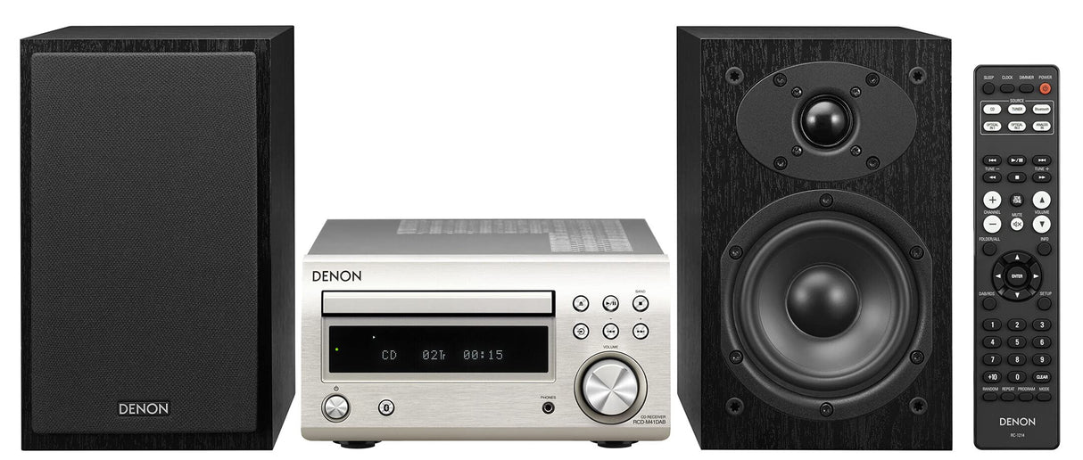 Marantz D-M 41 Sistema compacta Hi-FI 2x 30W de potencia de salida de plata / negro