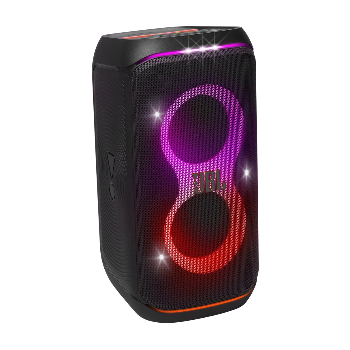 JBL Partybox Club 120, Altavoz portátil para fiestas, con asa plegable ergonómica, Bluetooth, espectáculo de luces, resistente a salpicaduras (IPX4), hasta 12h de reproducción, negro