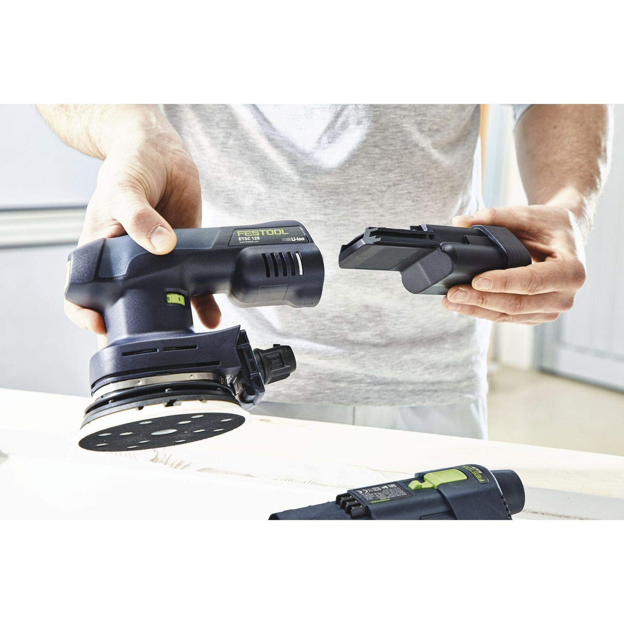 Lijadora excéntrica híbrida ETSC 125 Li 3,1 I-Plus - 575719 - Festool