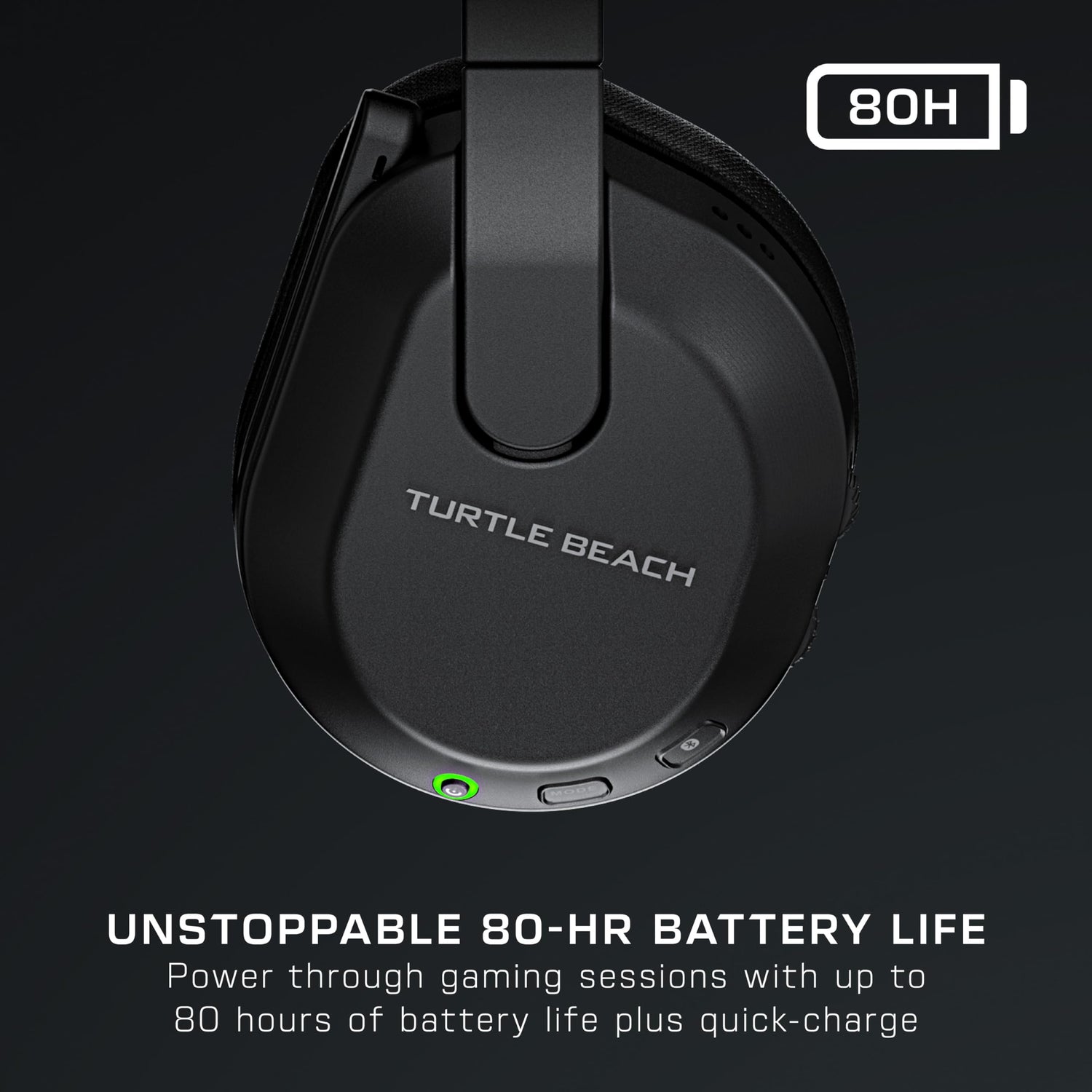 Turtle Beach Stealth 600P - Auriculares inalámbricos para Juegos con 80 Horas, 50 mm y Bluetooth para PS5, PS4, PC y Móvil