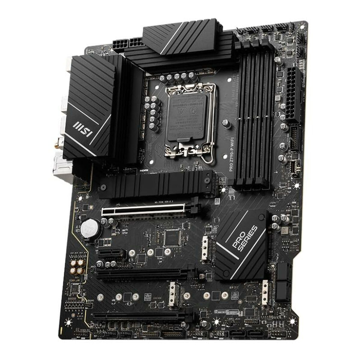 MSI PRO Z790-P WIFI Placas base ATX - Soporta procesadores Intel 12ª & 13ª Gen Core, LGA 1700 - 55A DrMOS, DDR5 Memory Boost 7000+MHz/OC, PCIe 5.0 & 4.0 x16, 4 x M.2 Gen4, Wi-Fi 6E, 2.5G LAN