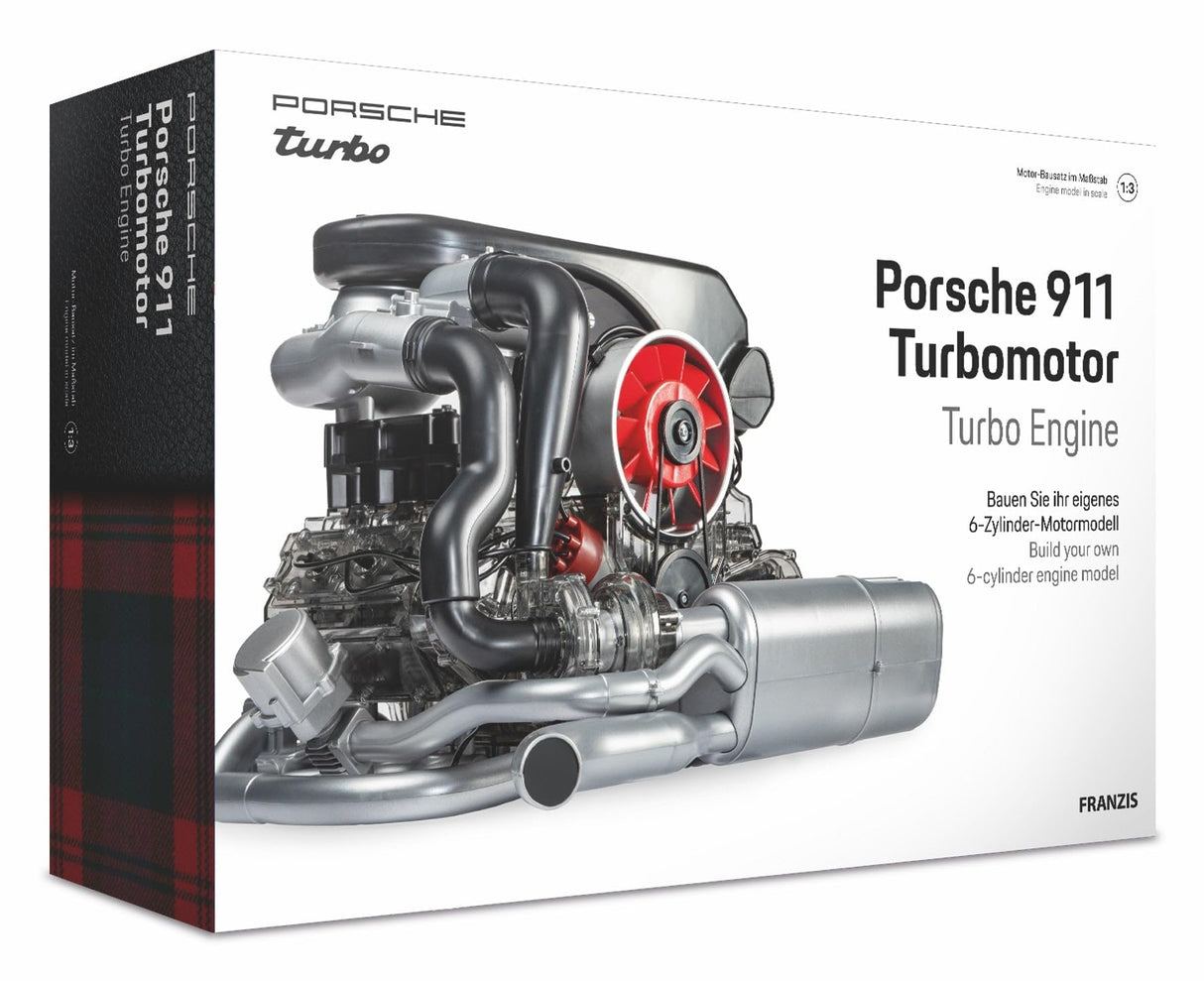 Porsche 911 Turbomotor: Bauen Sie Ihr eigenes 6-Zylinder-Motormodell