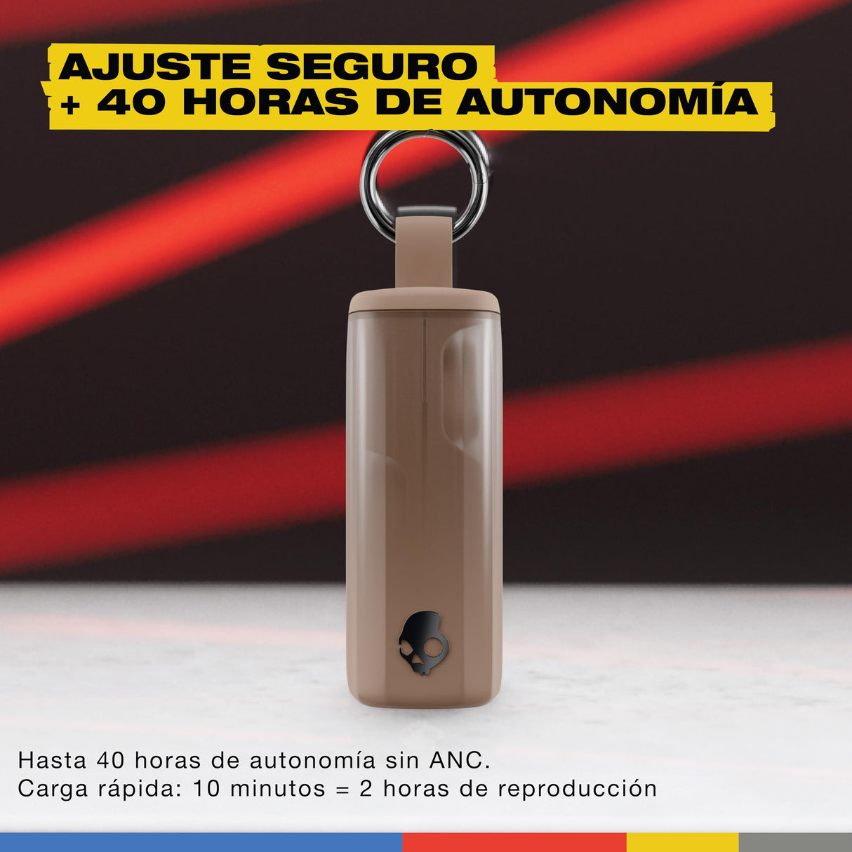 Skullcandy Auriculares inalámbricos Method 360 ANC Sonido Bose, audífonos Bluetooth, cancelación de Ruido, 40 Horas de autonomía, Resistentes al Sudor y Agua, micrófono para iPhone y Android - Primer