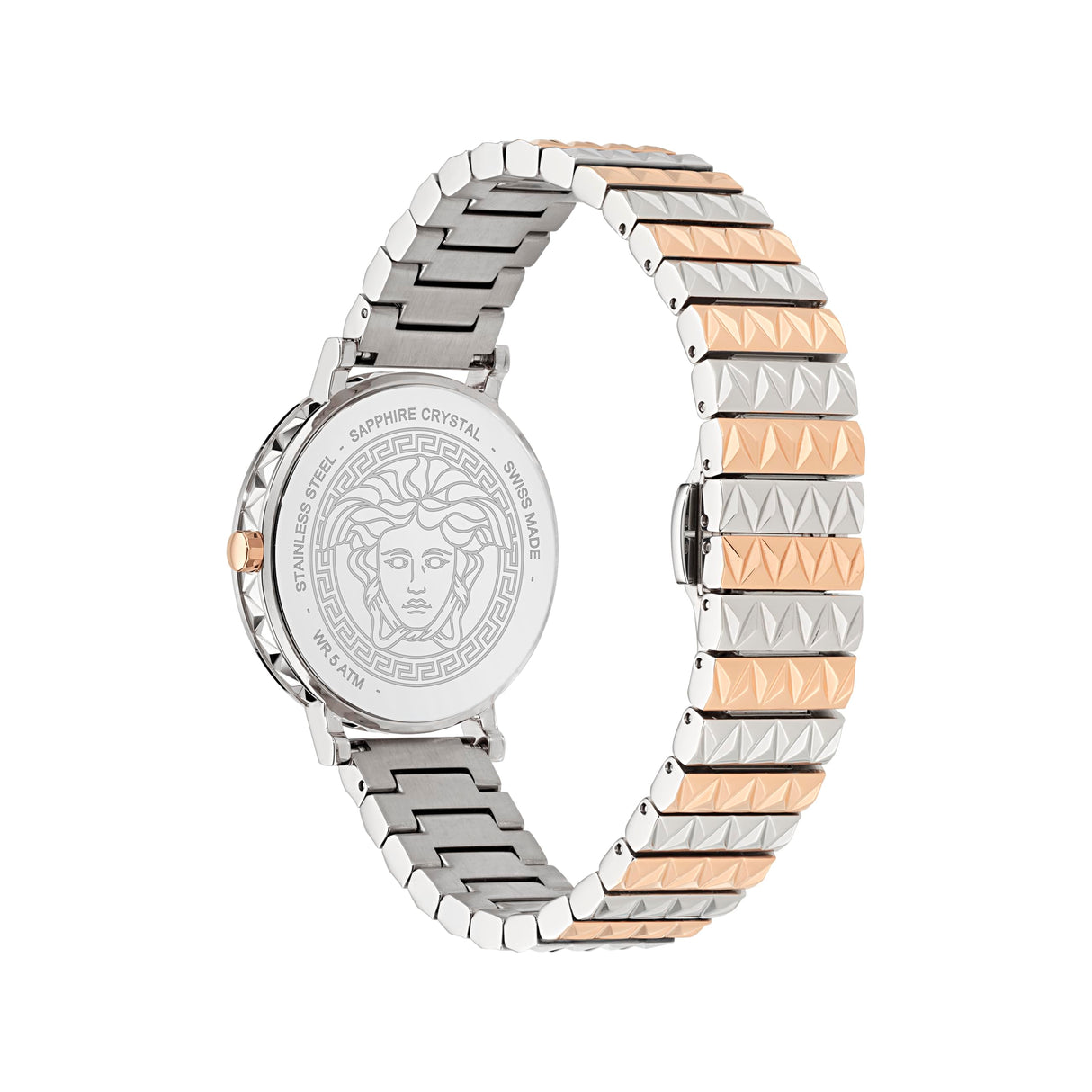 Versace Reloj Analógico para Mujer'S de Cuarzo Suizo con Correa en Acero Inoxidable VE9A00324