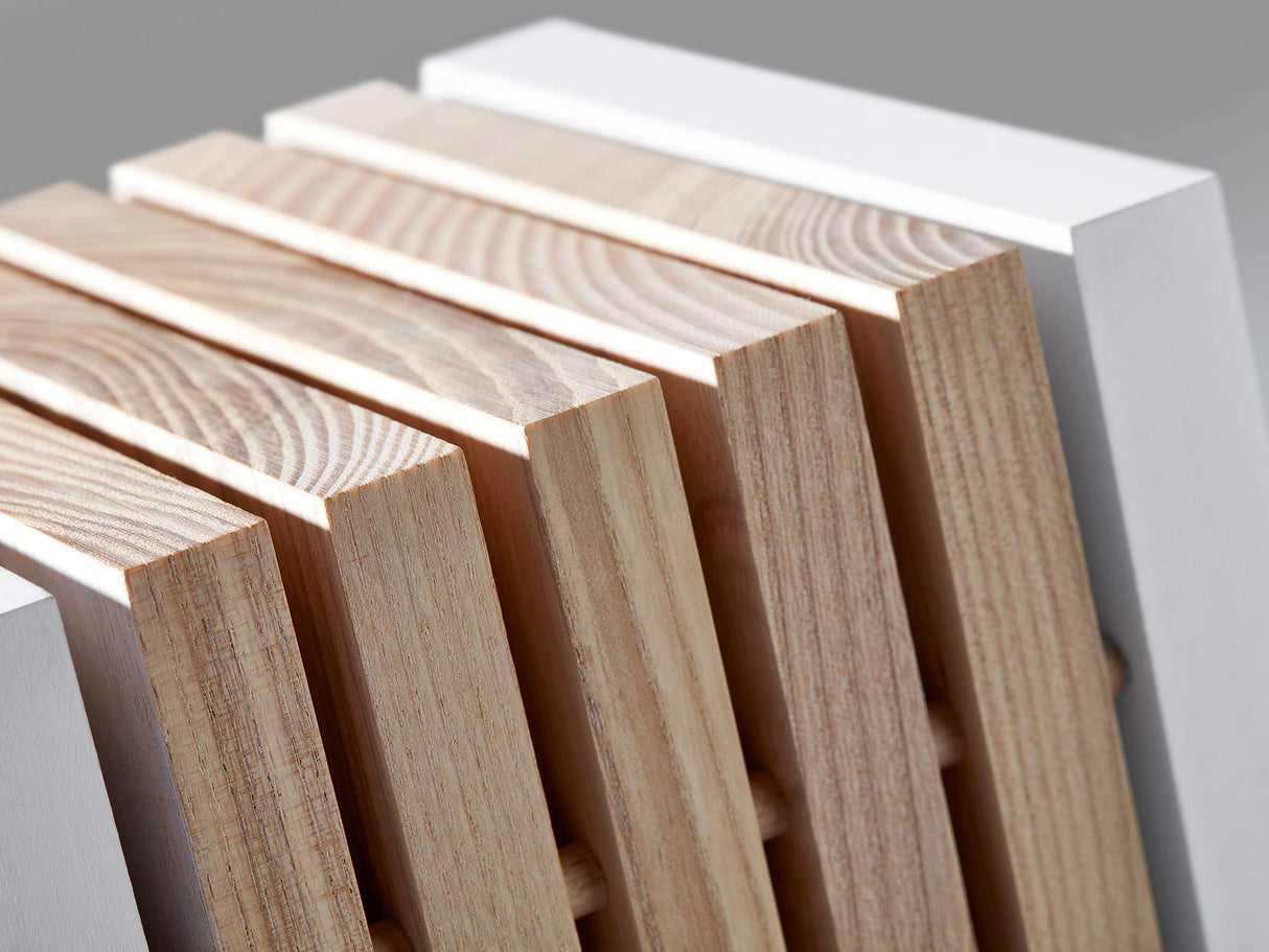 WÜSTHOF Classic White Bloque cuchillos con 5 cuchillos