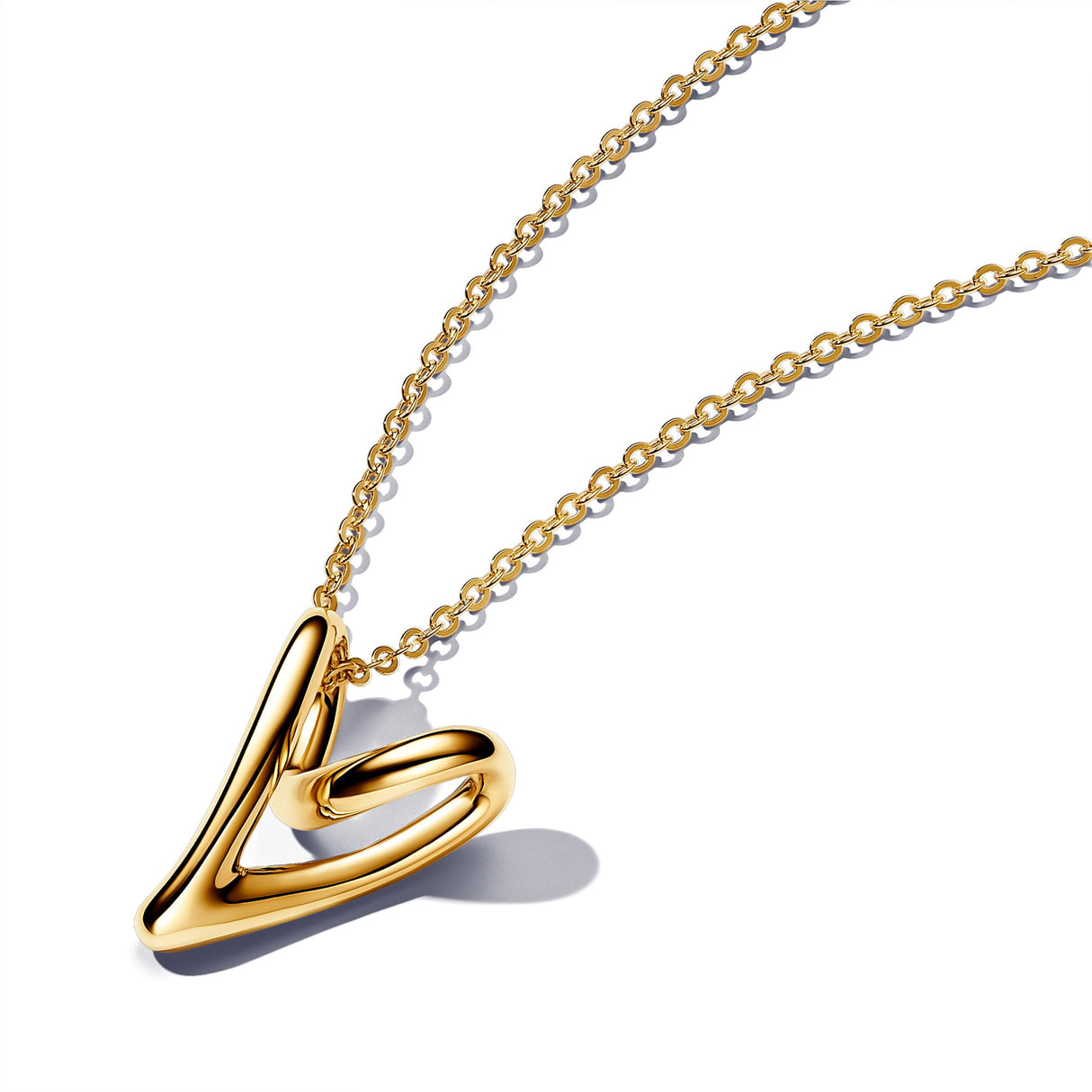PANDORA Essence Collares chapados en oro de 14 quilates, talla 70