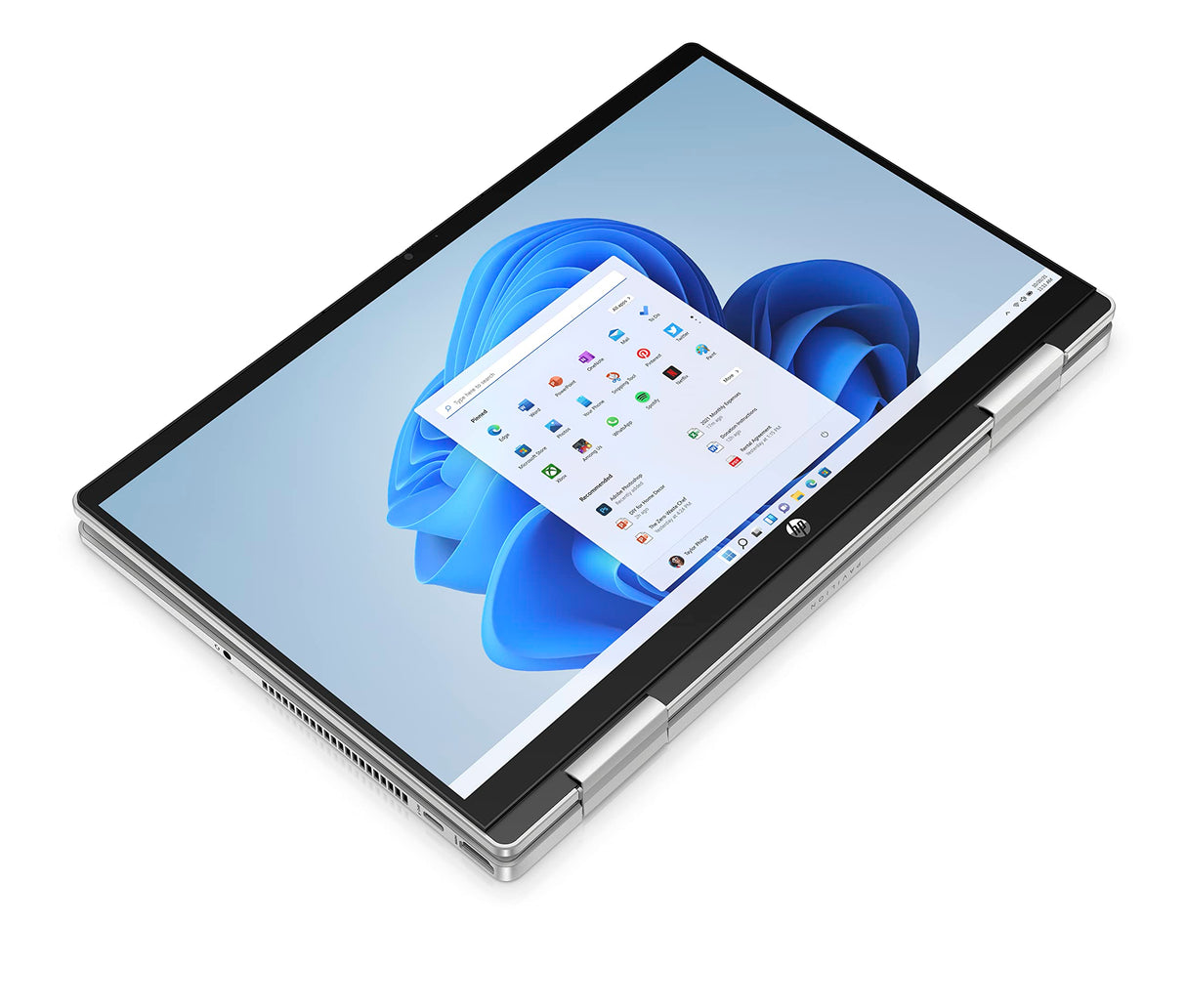 HP Pavilion x360 14-ek1050ns - Ordenador portátil de 14" Full HD (Intel Core i5-1335U, 16GB RAM, 512GB SSD, Intel Iris Xe Graphics, Windows 11 Home) Silver - Teclado QWERTY Español