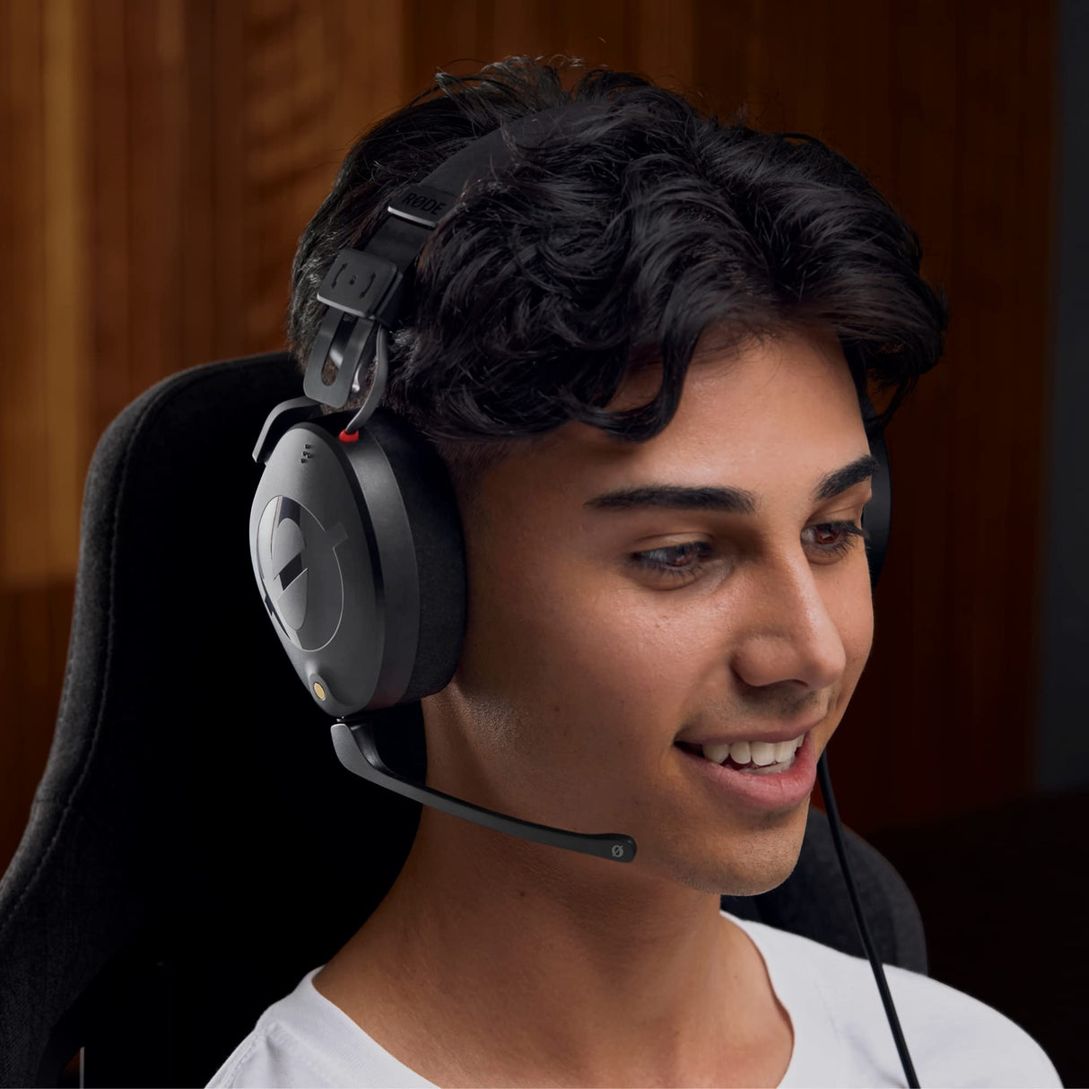 RØDE NTH-Mic Micrófono de diadema profesional RØDE NTH-Mic para auriculares NTH-100, para medios, radiodifusión, podcasting, creación de contenido, transmisión, trabajo desde casa (negro)