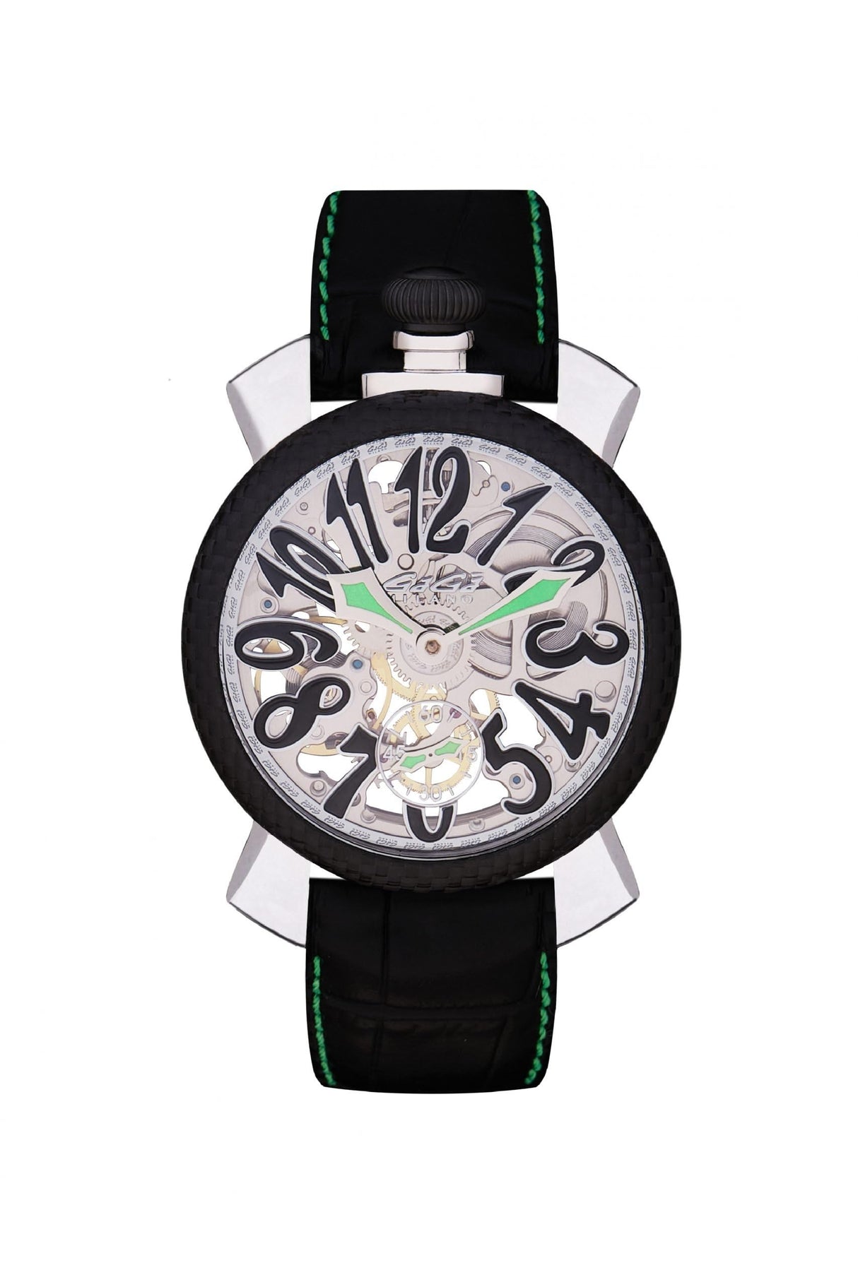 Gaga Milano Reloj Analógico para Hombres de Cuarzo con Correa en Acero Inoxidable 5310SK03S0LABK0
