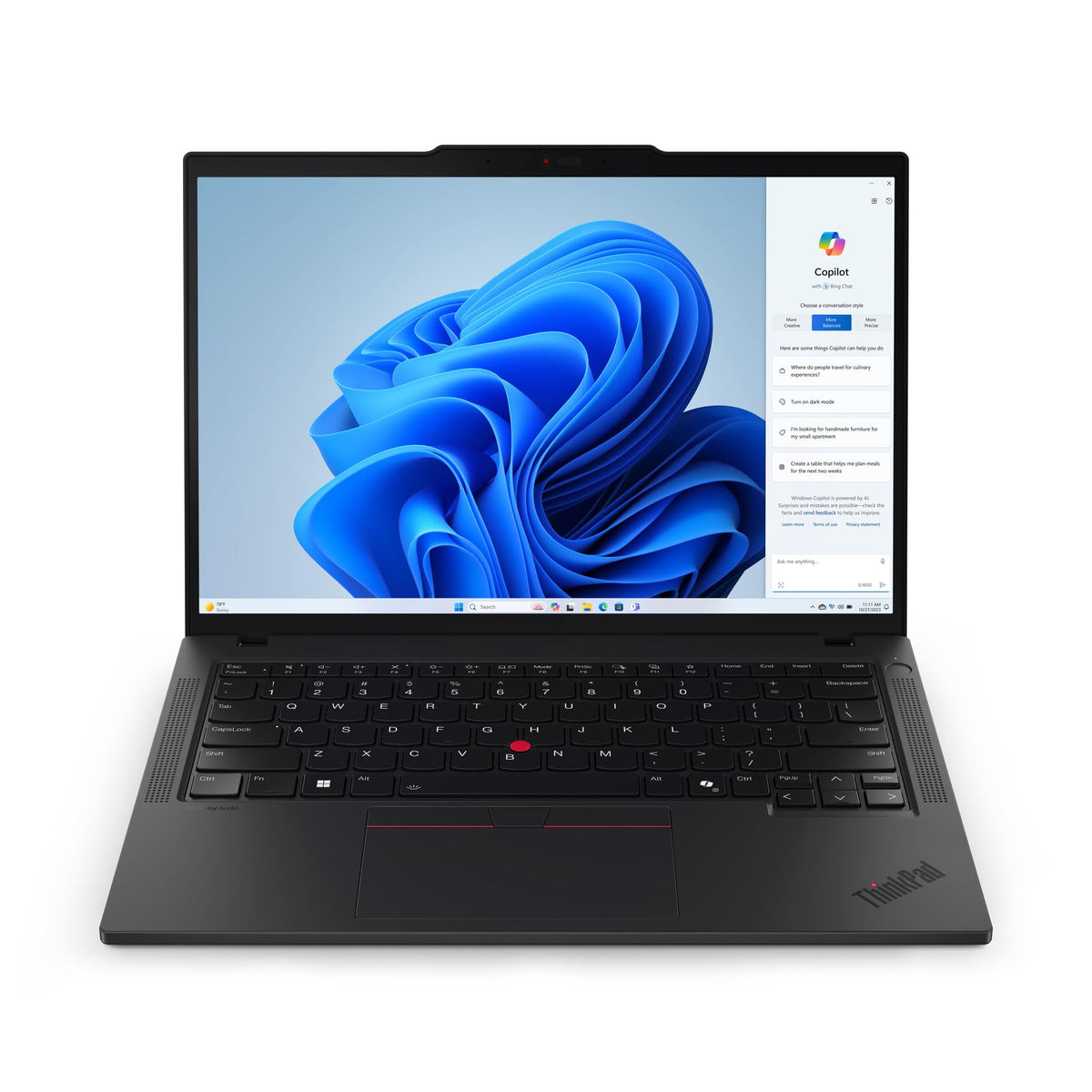 Lenovo ThinkPad T14 Intel Core Ultra 7 155U Ordinateur Portable 35,6 cm (14") WUXGA 32 Go DDR5-SDRAM 1 To SSD Wi-Fi 6E