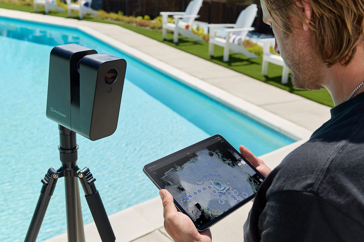 Matterport Pro3 La cámara digital con escáner Lidar 3D más rápida para crear experiencias profesionales de recorridos virtuales en 3D con vistas de 360° fotografía 4K de espacios interiores exteriores