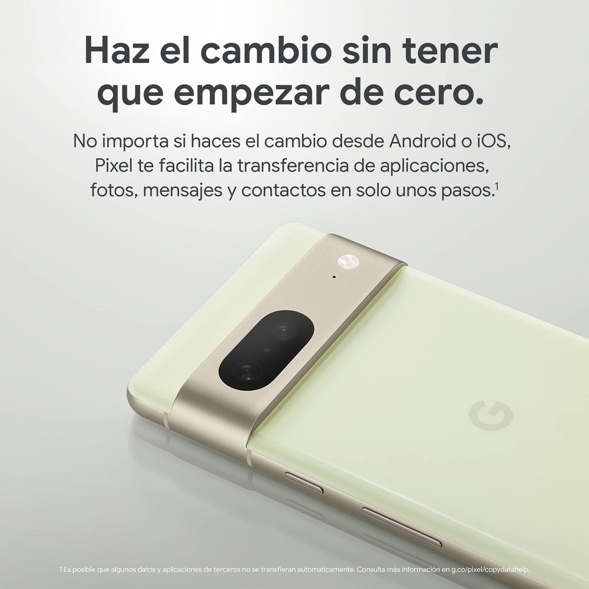 Google Pixel 7: smartphone 5G Android liberado con objetivo gran angular y batería de 24 horas de duración, 128GB, de color nieve