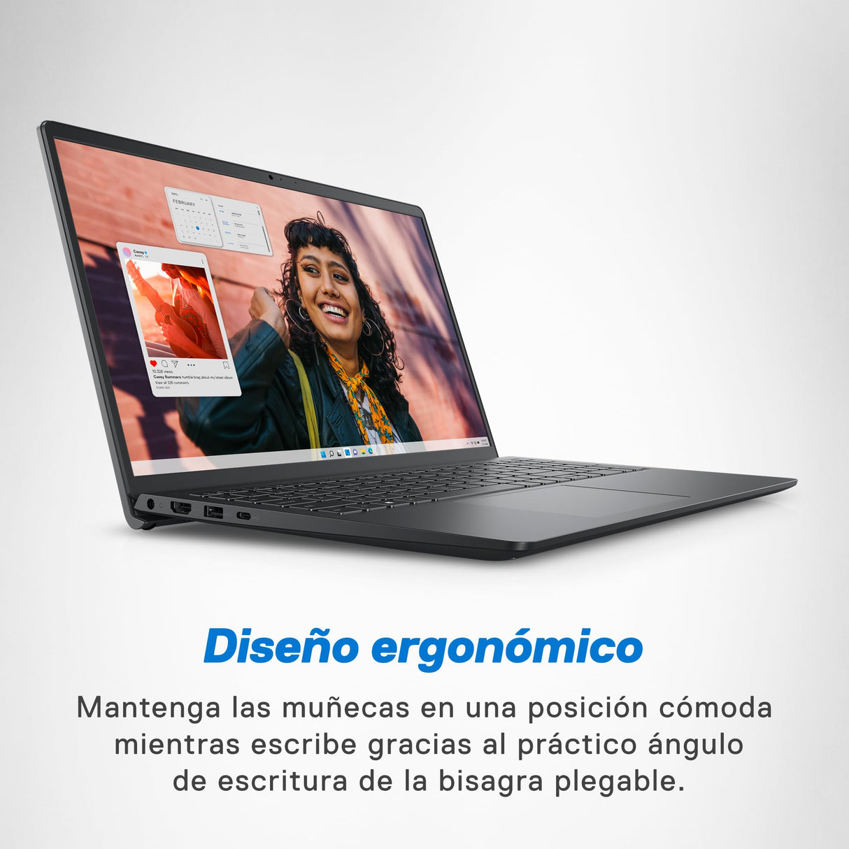 Dell Inspiron 15 3530 Ordenador Portátil de 15.6" FHD 120Hz, Intel Core i5-1334U, Iris Xe Graphics, 16GB RAM DDR4, 512GB SSD, Windows 11 Home, Teclado QWERTY Español Negro
