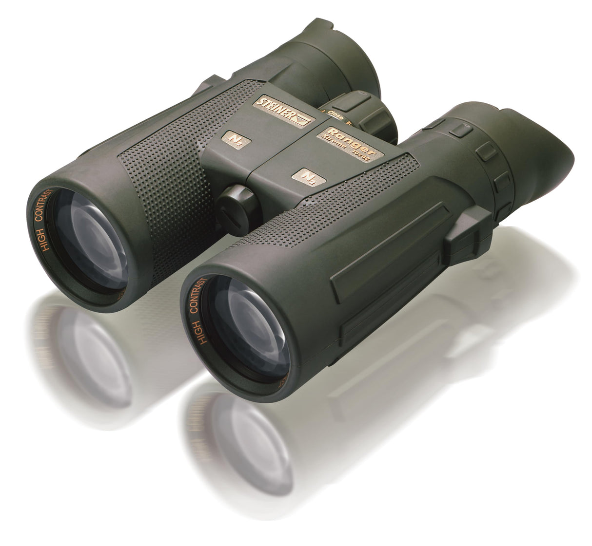 STEINER Prismáticos de Caza Ranger Xtreme 10x42 - Óptica de Calidad Alemana, Gran Aumento para largas distancias, Calidad de Imagen Brillante, Brillante