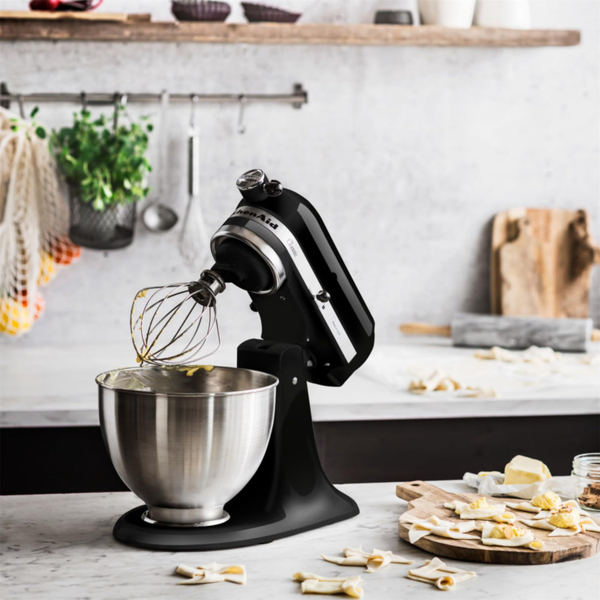 KitchenAid 5K45SSEOB ROBOT DE COCINA DE 4,3 L CLASSIC Negro onix