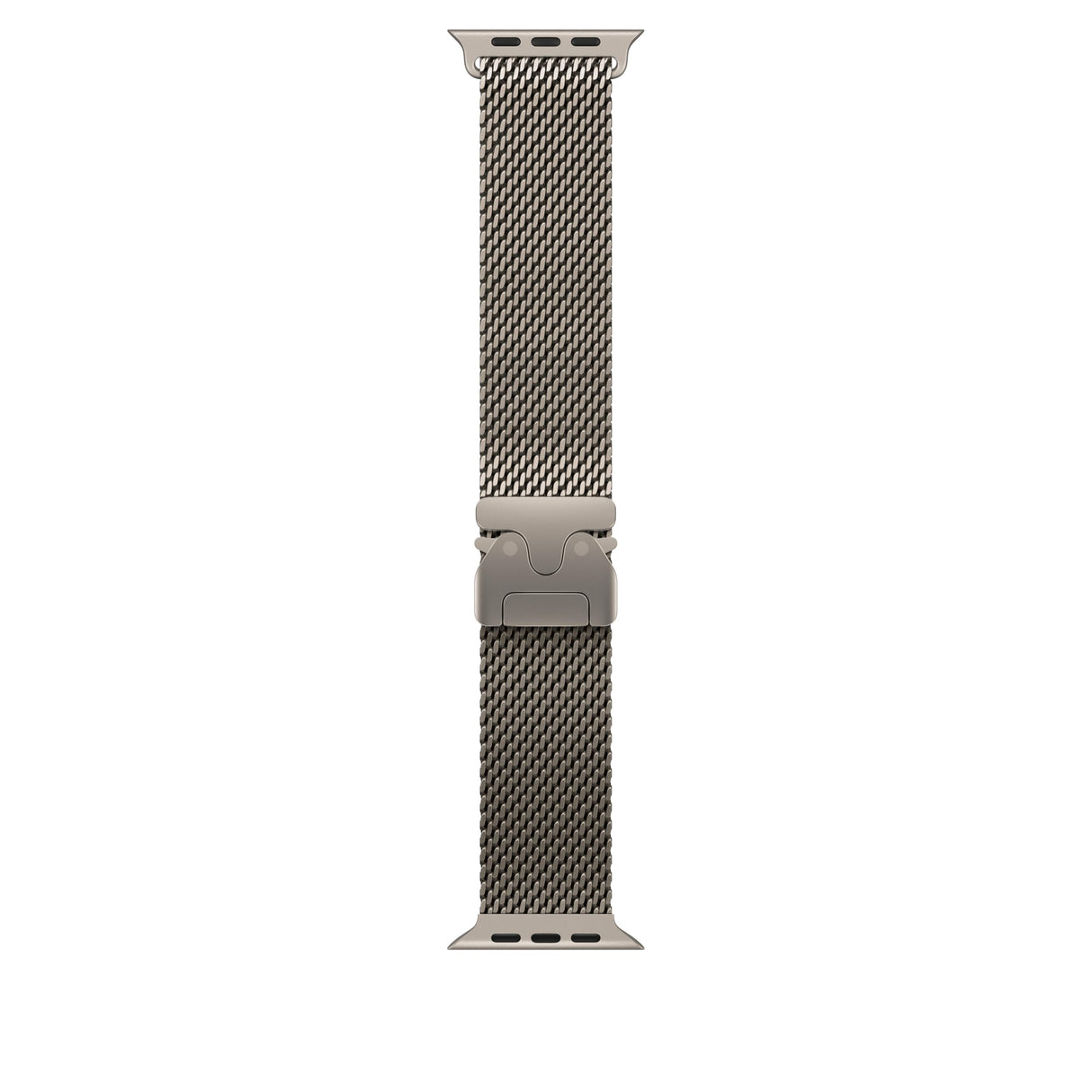 Apple Watch Band - Pulsera Milanese Loop - 49 mm - Titanio Natural - Talla S