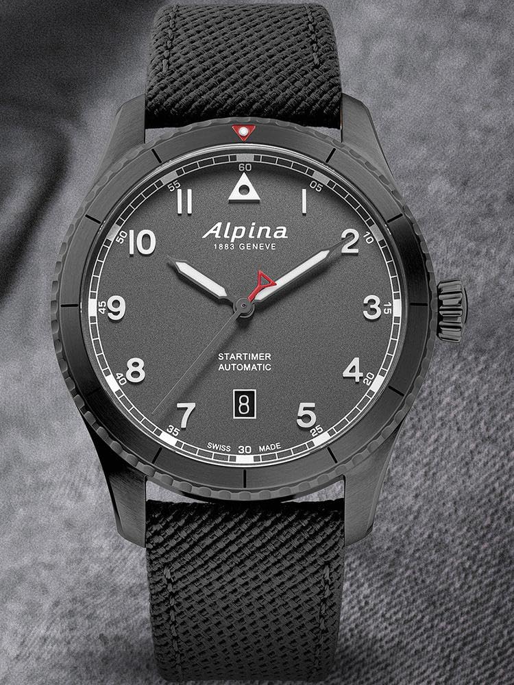 Alpina Reloj Analógico para Hombre de Cuarzo con Correa en Acero Inoxidable mid-39661