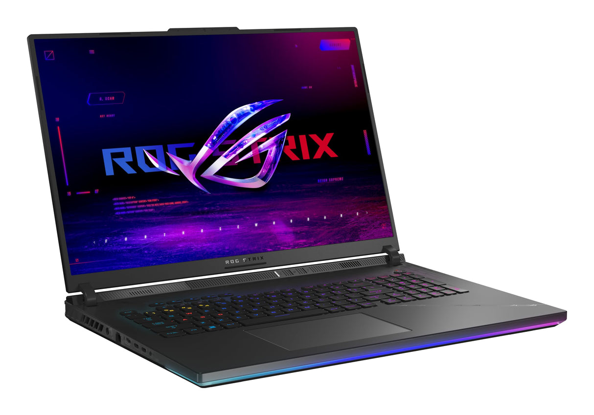 ASUS ROG Strix Scar 18 G834JZR-N6002W Windows 11 Home - Ordenador Portátil Gaming de 18" Quad HD+ 240Hz (Intel Core i9-14900HX, 32GB RAM, 1TB SSD, NVIDIA RTX 4080 12GB) Negro - Teclado QWERTY español