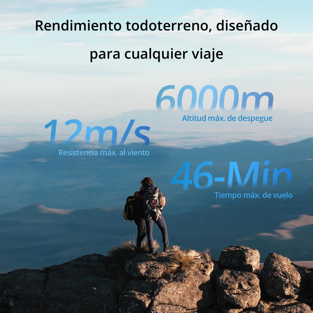 DJI Pack Air 3 Vuela Más con DJI RC 2 (control remoto con pantalla), dron con doble cámara 4K HDR con gran angular y teleobjetivo medio, 46 min de tiempo máx. de vuelo, O4, dos baterías adicionales