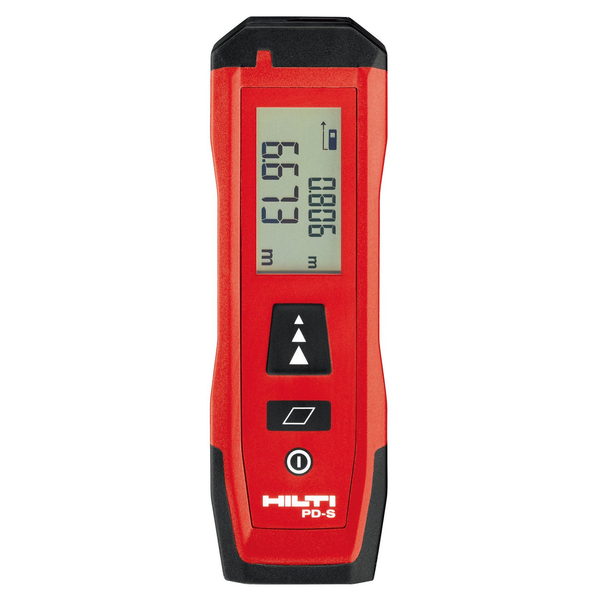 Hilti 2190182 Medidor láser de Distancia PD-S (hasta 60m, diseño Compacto, para medir distancias y áreas con Pantalla para entornos Oscuros y Teclado intuitivo con Memoria. Funda)