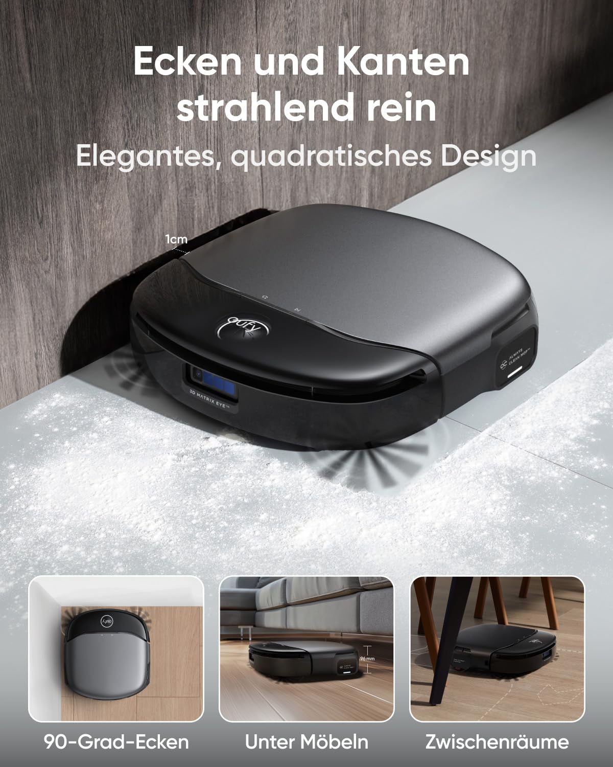Eufy S1 Pro - Saug- und Wischroboter Saug-Wisch-Roboter mit Echtzeitselbstreinigung