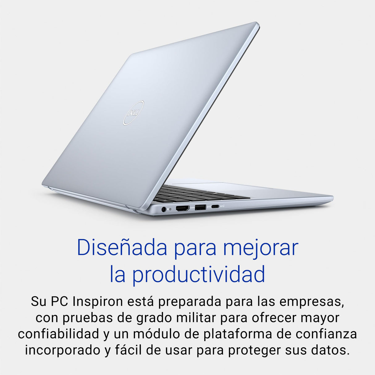 Dell Inspiron 14 5440 Ordenador Portátil de 14" FHD+, Intel Core i5-1334U, Intel Iris Xe Graphics, 16GB RAM, 512GB SSD, Fingerprint Reader, Windows 11, Teclado retroiluminado QWERTY Español, Ice Blue